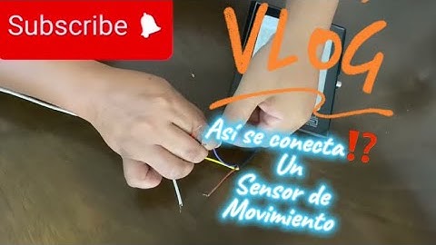 COMO CONECTAR un sensor de movimiento