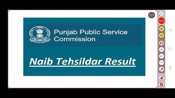 PPSC Naib Tehsildar 2022 Final Result Declare