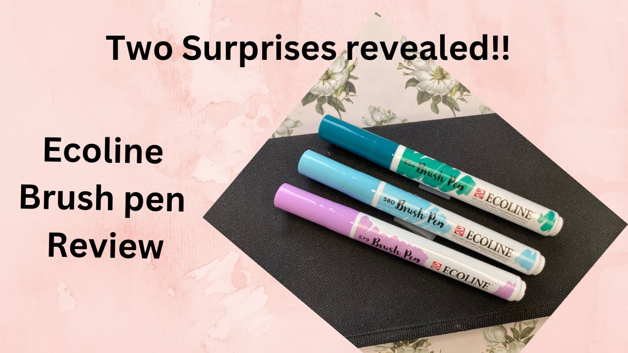 The Ecoline Brush markers hold 2 surprises! ecoline YouTube
