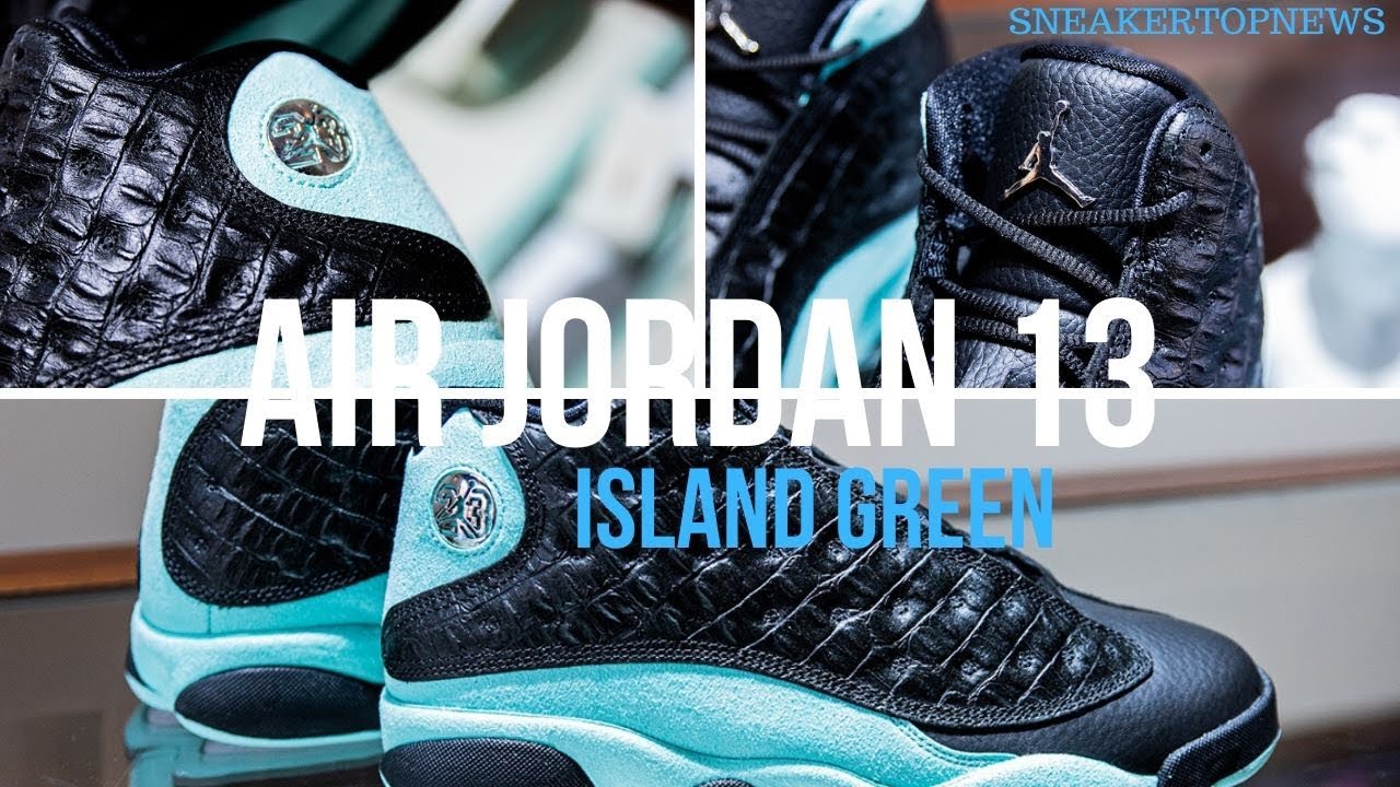 The Air Jordan 13 “Island Green” Channels Diamond Level Luxury
