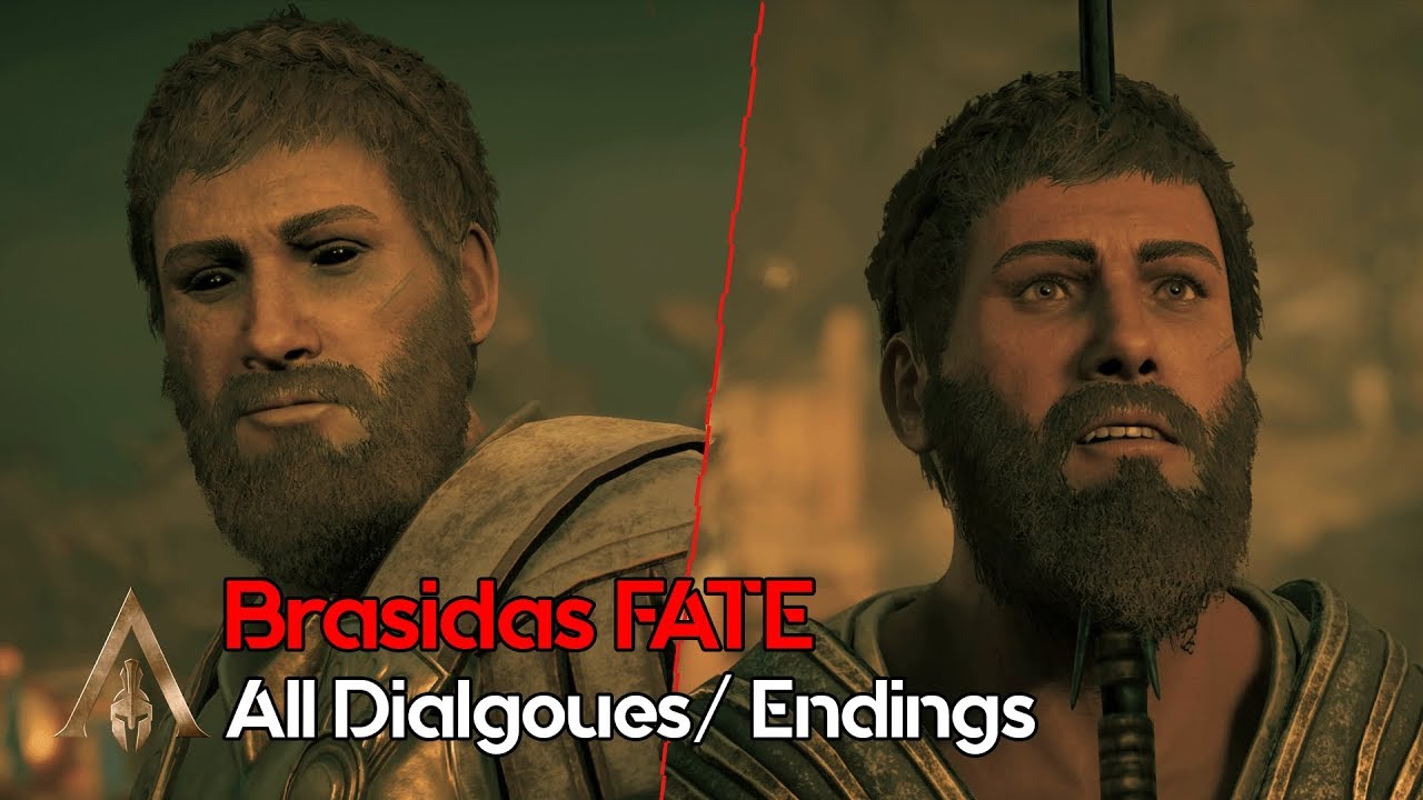 Brasidas Fate - All Endings AC Odyssey - of Hades DLC - Fate of Atlantis - YouTube