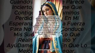 Oración de Esperanza a la Virgen de Guadalupe para un Futuro Mejor #fe #oración #canaloraciones