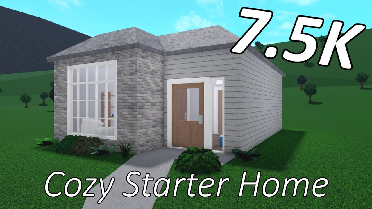 Aesthetic Starter Home 20 BILLS! Bloxburg YouTube