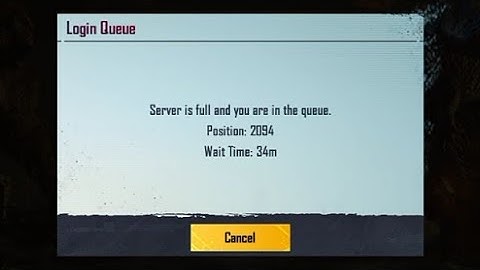 Server is full and you are in queue | PUBG | Issue or Banned ?🤔