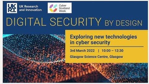 Digital Security by Design Glasgow roadshow highlights