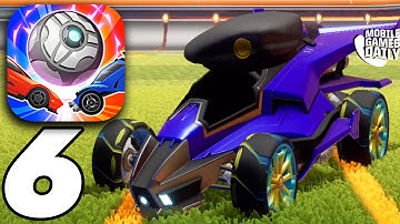 ROCKET LEAGUE SIDESWIPE - Gameplay Part 6 - 2v2 Hoops (iOS, Android)