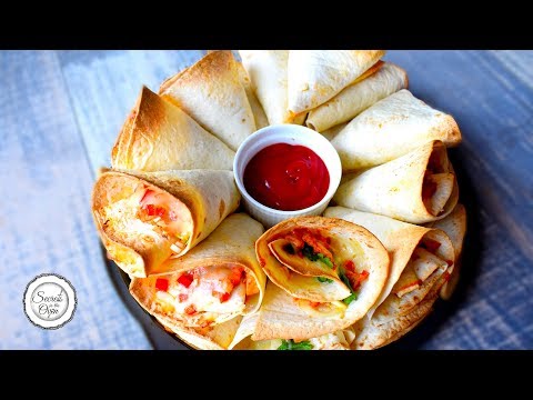 Cheesy Chicken Quesadilla Ring