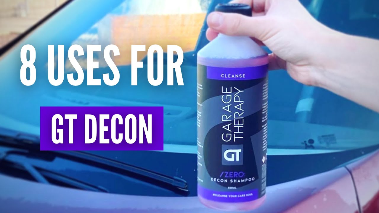 8 Ways to Use Garage Therapy /ZERO: Decontamination Shampoo