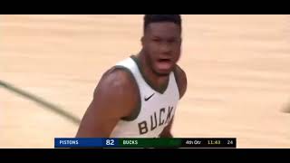 Thanasis Antetokounmpo posterizes Isaiah Stewart