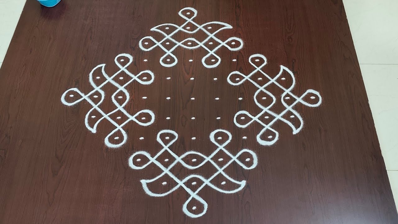 11dots melikala muggulu|easy rangoli|daily chukkala muggulu||sikku,kambhi,neli kolams|#Nice Rangoli