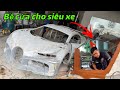 Chi tiết bệ cửa cho siêu xe Bugatti Chiron 