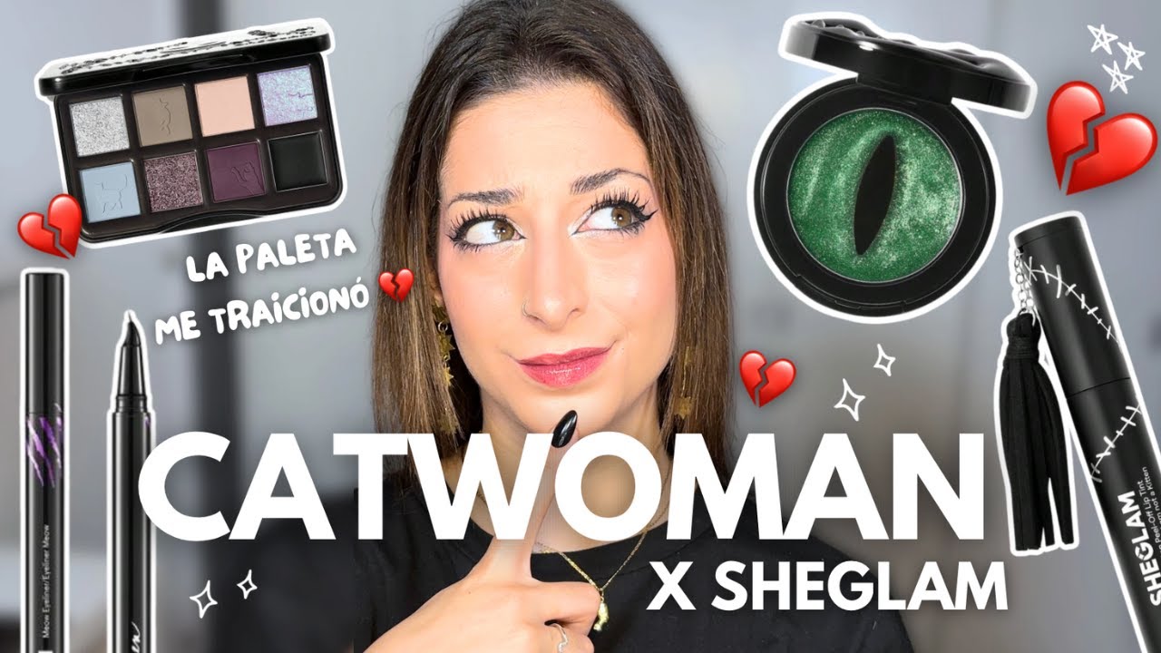 Todo iba bien hasta que probé la PALETA 😭 | Catwoman x Sheglam Review SINCERA
