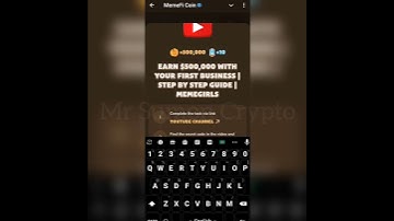 Earn $500,000 With Your First Business | MeMeFi Code | MeMeGirls Code For Free