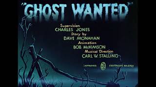 Ghost Wanted 1940 - 2024 Restored Opening And Closing