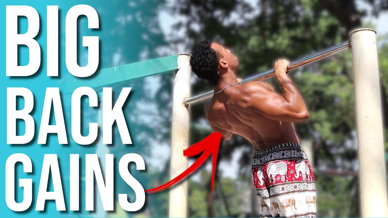 Секрет накачивания мощной спины с помощью калистеники.