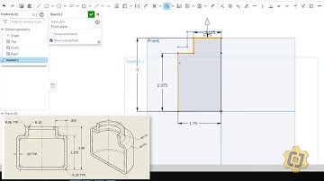 Onshape Advanced Revolve: Revolve Dimensions Part 2A
