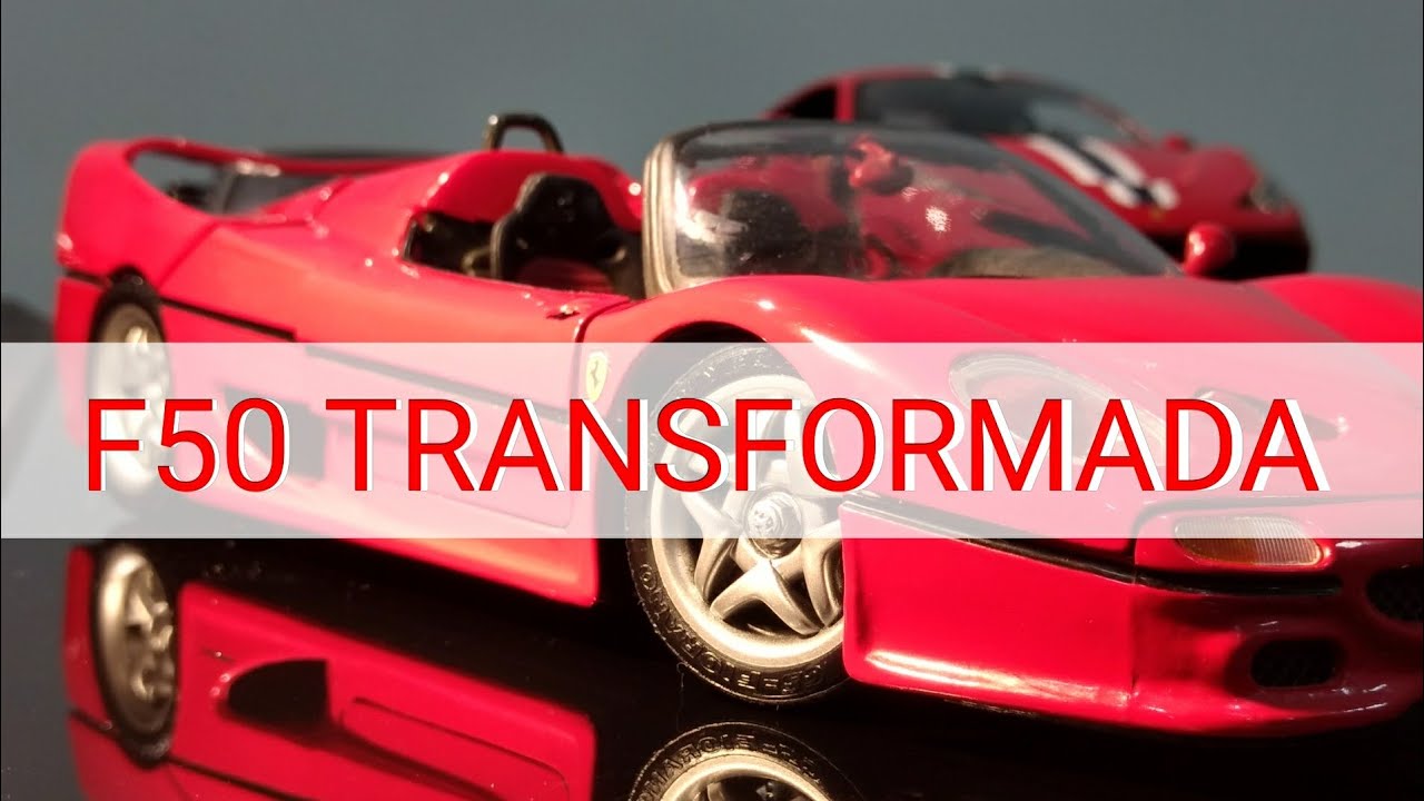FERRARI F50 1:18 TRANSFORMADA PELA AO RABONI - AO RABONI #9 - YouTube