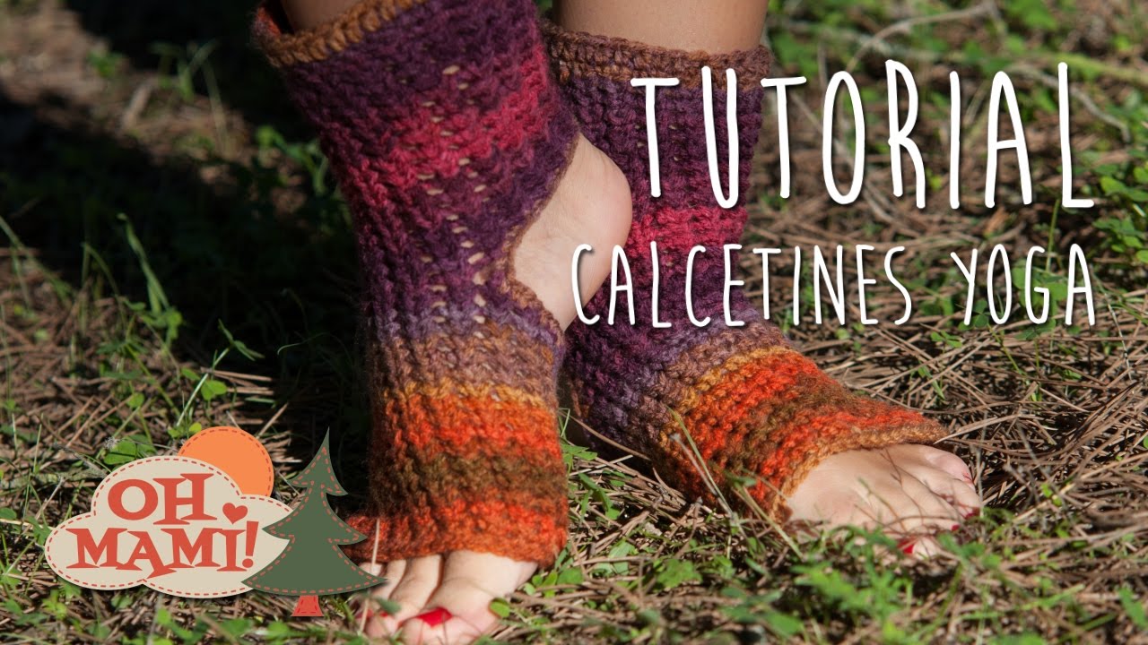 CALCETINES PARA A CROCHET! (crochet yoga socks) - YouTube