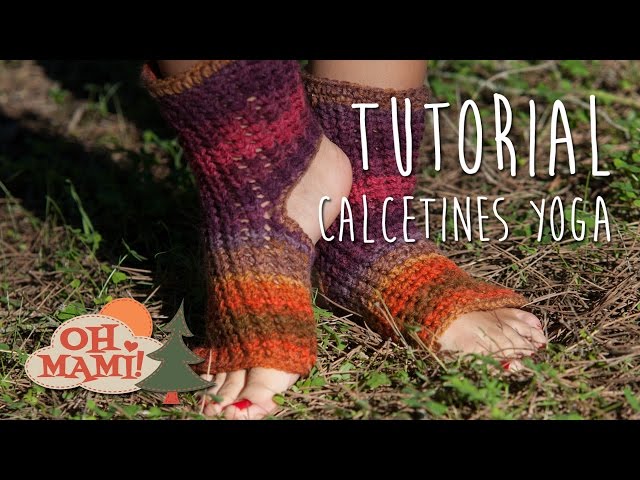 CALCETINES PARA YOGA A CROCHET! (crochet yoga socks) 