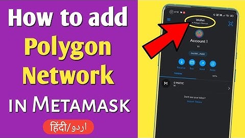 How to add Polygon Network on Metamask Phone | How to add Polygon Network in Metamask