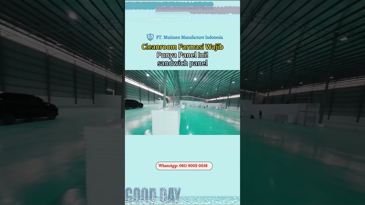 Cleanroom Farmasi Hanya Pakai Panel Ini!  