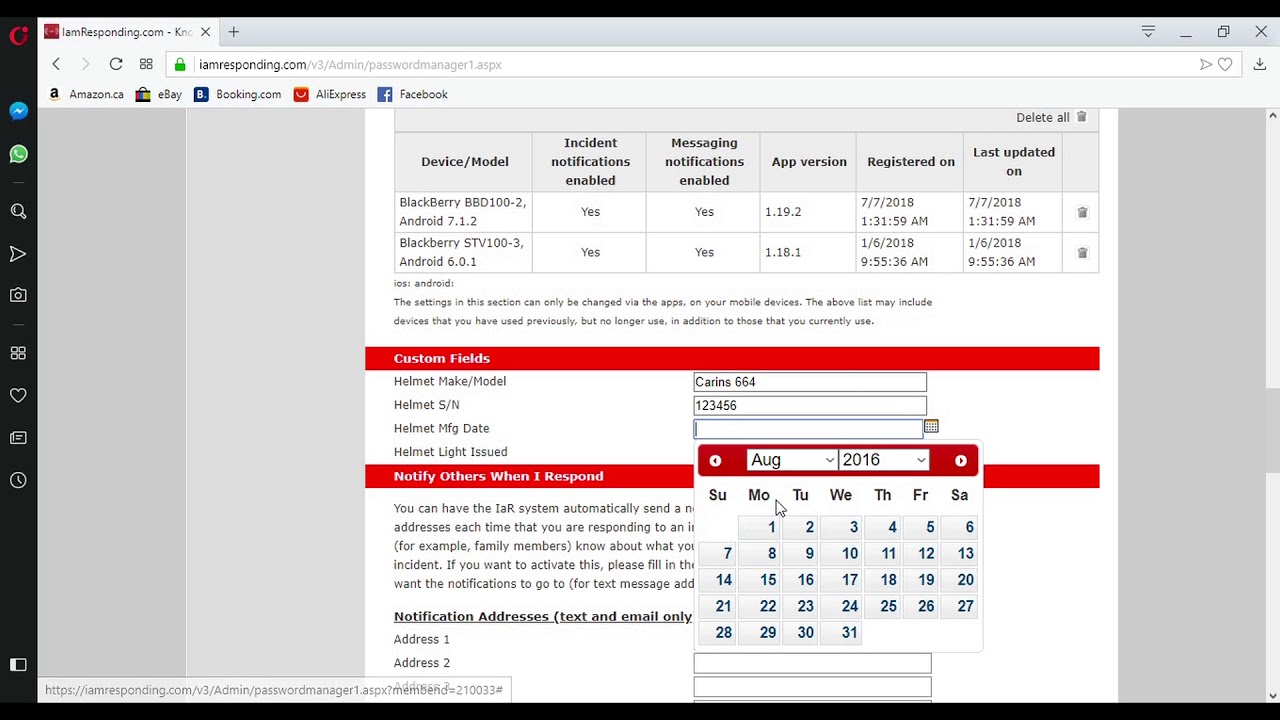 IAR Daniel - Custom Member Profile Fields