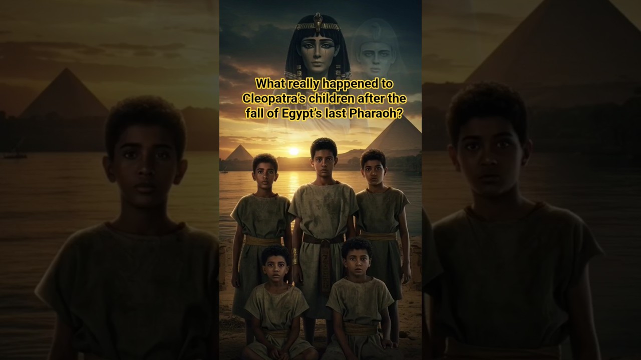 The Untold Fate of Cleopatra&rsquo;s Children: Tragedy, Power & Mystery Revealed.#shorts #history