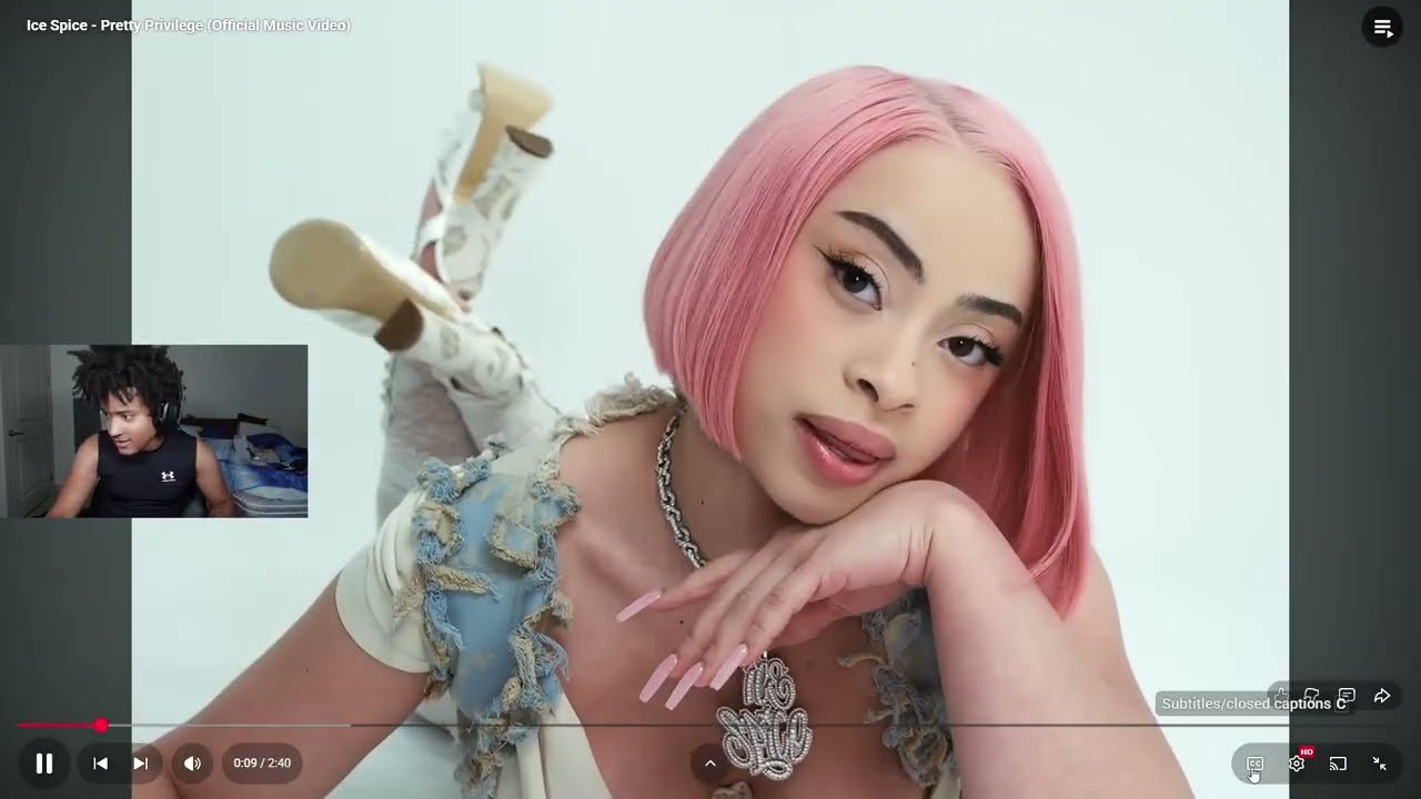 Jaterius Coats Reacts to Ice Spice - Pretty Privilege (Official Music Video)