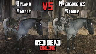 Upland Saddle vs Nacogdoches Saddle | Red Dead Online | Best Saddle in Red Dead Redemption 2 - RDO