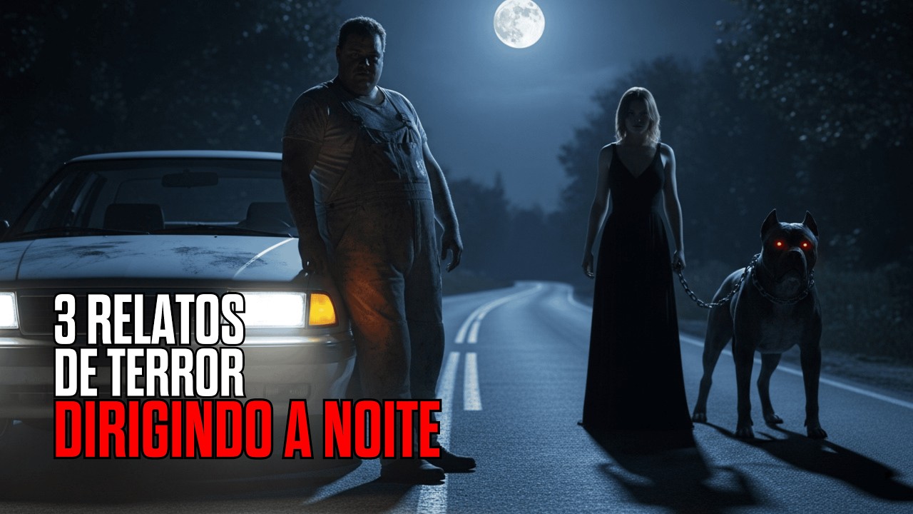 3 RELATOS PERTURBADORES DIRIGINDO À NOITE | HISTÓRIAS REAIS DE TERROR