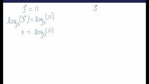 Exponential Equation Example 1