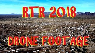 Drone Footage of RTR 2018 at Scaddan Wash, Quartzsite Arizona