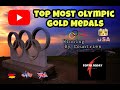 Top 10 gold medals winning by countries  top10today