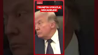 Trump Oval Ofis'teki bir etkinlik sırasında bir uyudu bir uyandı! #shorts #keşfet #trump #america