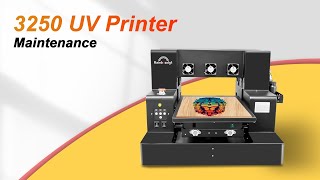 UV 3250 XP600 Please refer to the video to maintain the printer