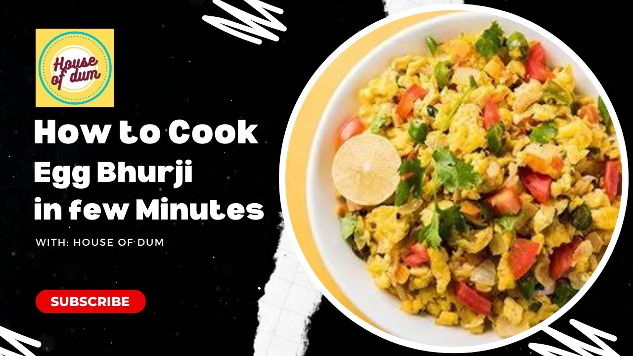 HOW TO MAKE EGG BHURJI/SCRAMBLED EGGS/FLAVORFUL EGG BHURJI RECIPE