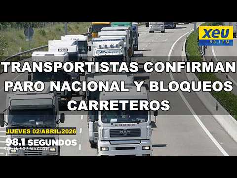 Transportistas confirman paro nacional y bloqueos carreteros