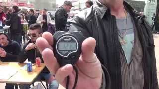 Spannabis 2015 - Handcuffed Joint Rolling Part 1