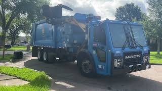 Mack LR python, Unused clips Trash,Recycle pickup
