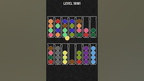 Ball Sort Puzzle Level 10191 / Water Sort Puzzle Level 1019  / all the same