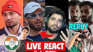 Samay Raina React On Naezy Vs Anjum Krsna Song By Congress Sos Reply To Seedhe Maut