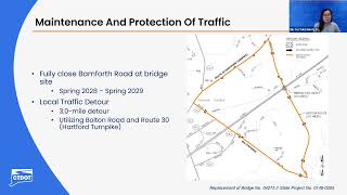 146-205 Bridge improvements to Bridge No. 04275 carrying Bamforth Road over I-84 in Vernon