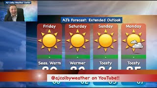 Meteorologist AJ Colby updates the Wednesday weather forecast