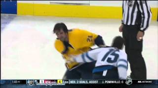 Zack Stortini vs Tanner Glass Sep 30, 2011