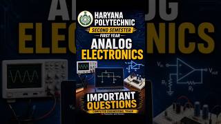 Important Questions of Analog Electronics #allinone #diploma #computerscience #polytechnic