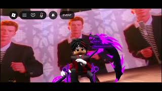 Rickrolling everyone again in roblox presentation experience 