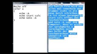 Batch  programmieren--Schleifen german