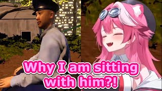 Raora really didn't like sitting next to this overly friendly cop (Parasocial)  [Hololive/clip]