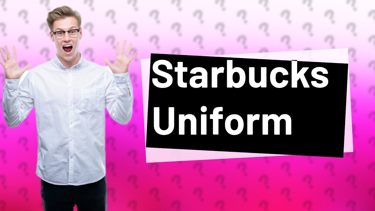 Does Starbucks give you a uniform? YouTube