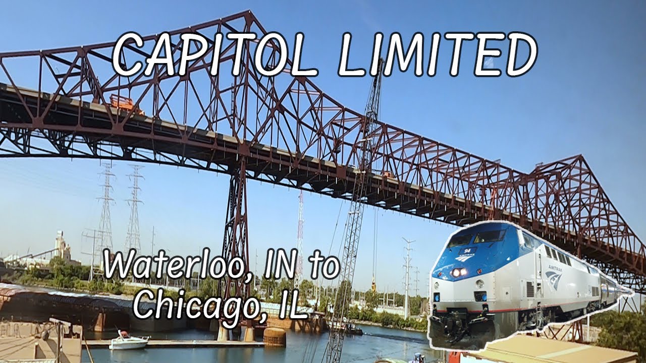 Full Ride: Waterloo, IN to Chicago, IL - Amtrak's Capitol Limited